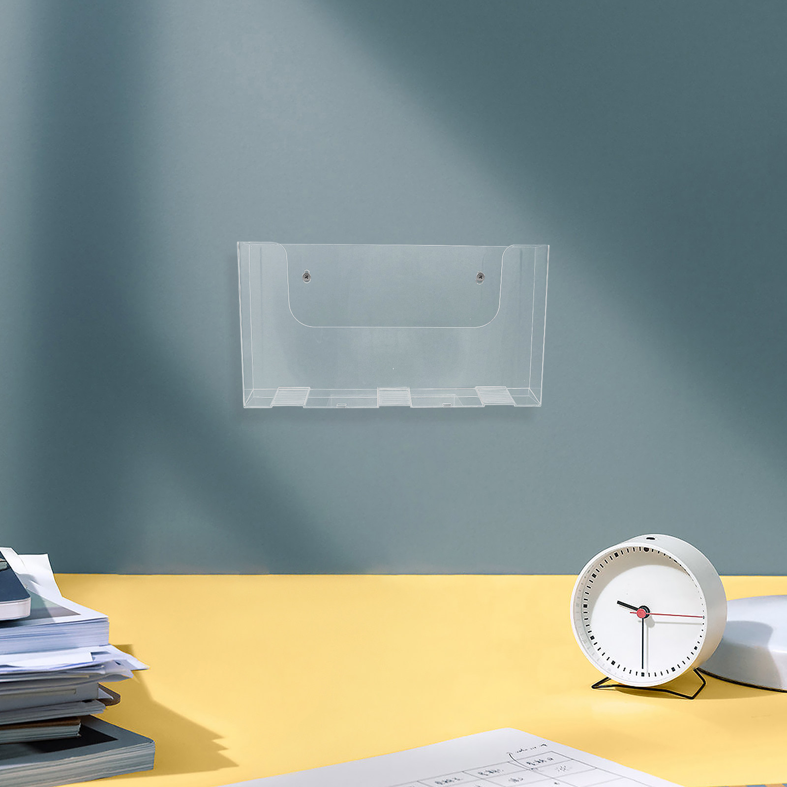 Magazine Holder Rack - 2 Adet Duvar Dosya Tutucu Akrilik