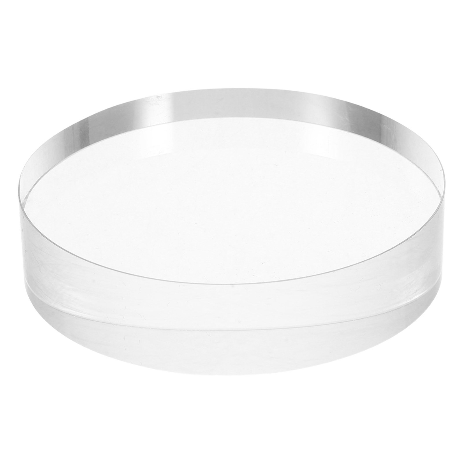 Book Weight Glass - Yuvarlak Kristal Kağıt Ağırlığı 3.15 Şeffaf
