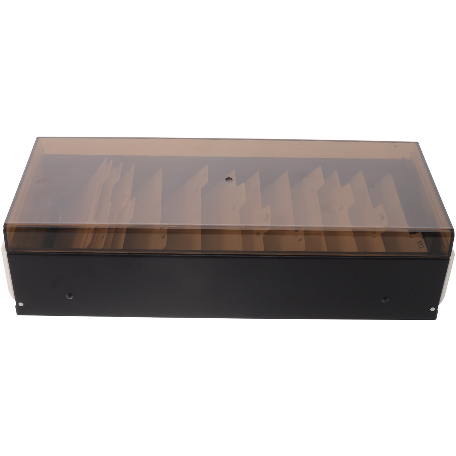 Card Index Box - Büyük Kapasiteli Kartvizitlik Saklama Kutusu Siyah
