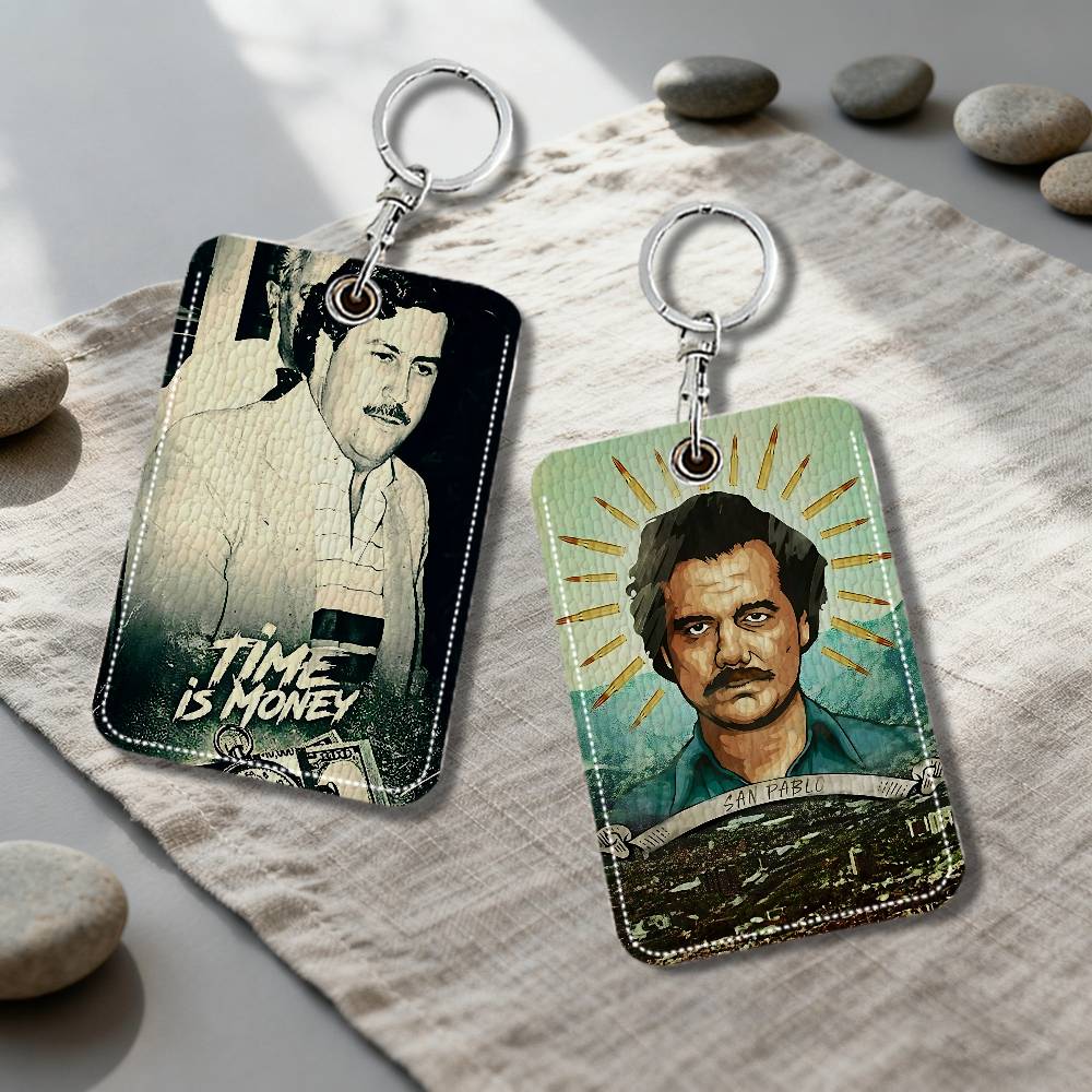 Card Index Box - N-Narcos P-PABLO E-ESCOBAR Kart Tutucu Anahtarlık