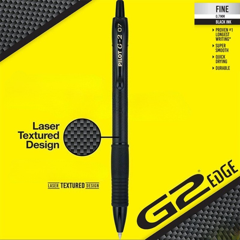 Pilot Pen G2 - Japon Pilot Tükenmez Kalem Karbon Fiber