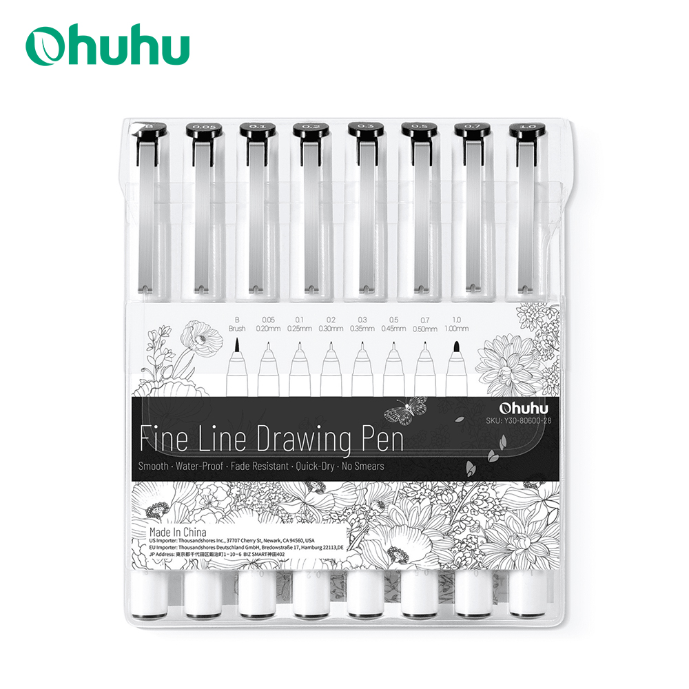Copic Marker Sketch - Ohuhu Mikro Kalem Fineliner Çizim Kalemleri