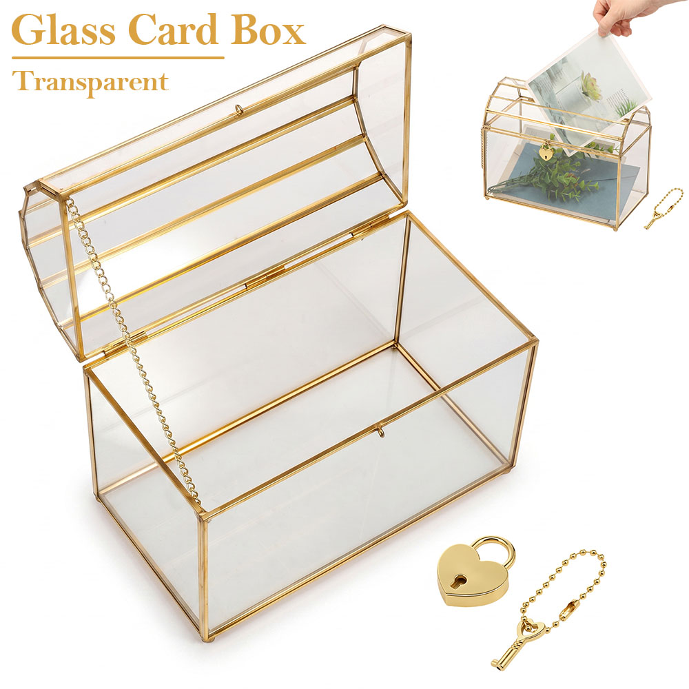 Cam Düğün Kartı Kutusu, Kalp K - Card Index Box incelemesi ve fiyatı